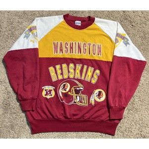 Vintage Garan NFL Washington Redskins Crewneck Sweatshirt Mens XL Football